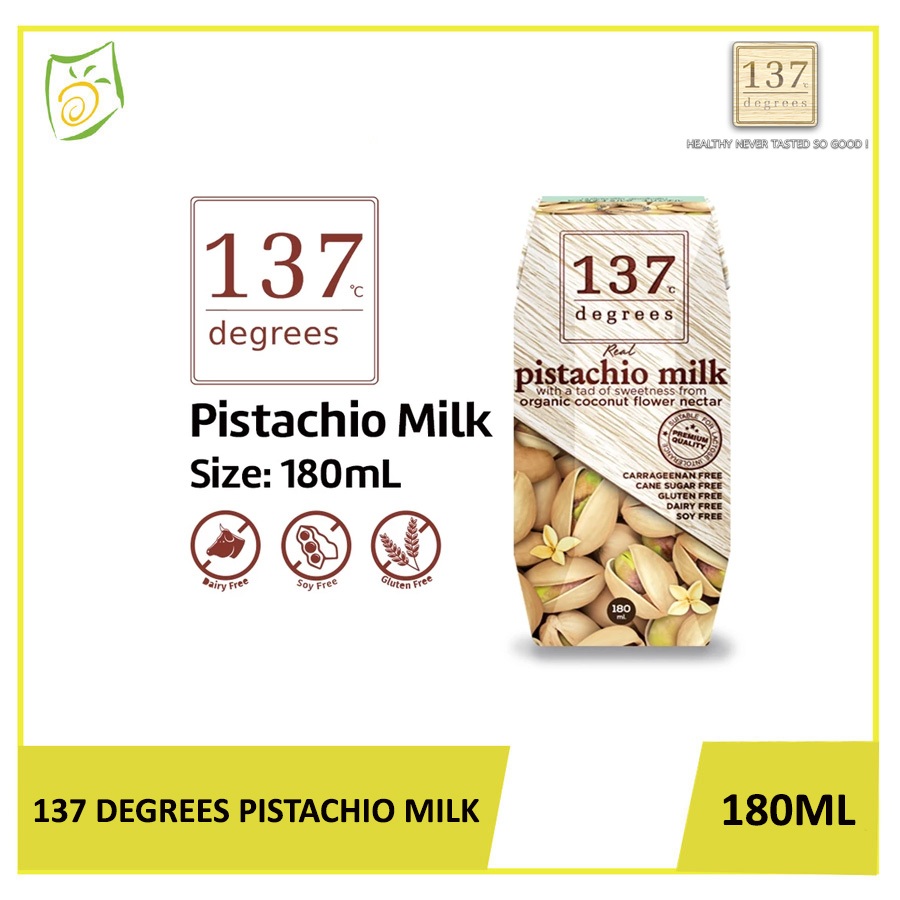 

Pistachio Milk 137 Degrees - Original 180ml - Susu Kacang