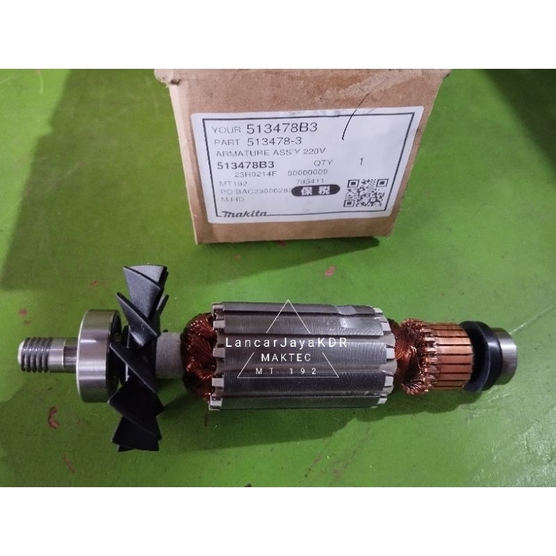 Armature mesin pasah/planner maktec MT192 ORIGINAL Maktec