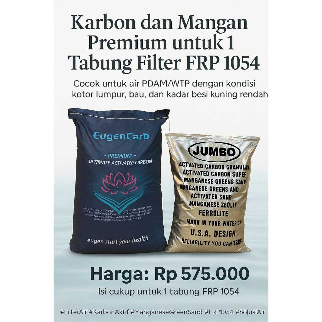 Paket Media Filter Air Kuning dan Bau Besi Karat