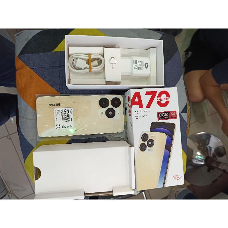itel a70 8/64gb second fullset original