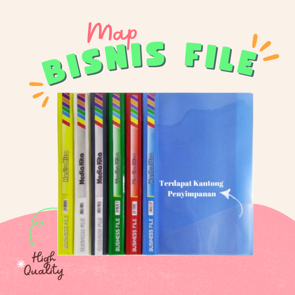 

Map Bisnis File Kantong F4/Map Plastik Dokumen/Map Snail Folio