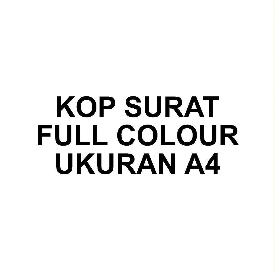 

Kop Surat Perusahaan Full Colour ukuran A4 / F4