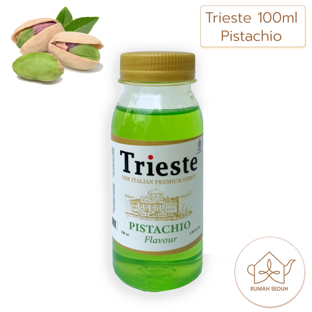 

Trieste 100ml - Pistachio - Sirup Pistacio Kacang - Coffee Syrup Sirop Premium