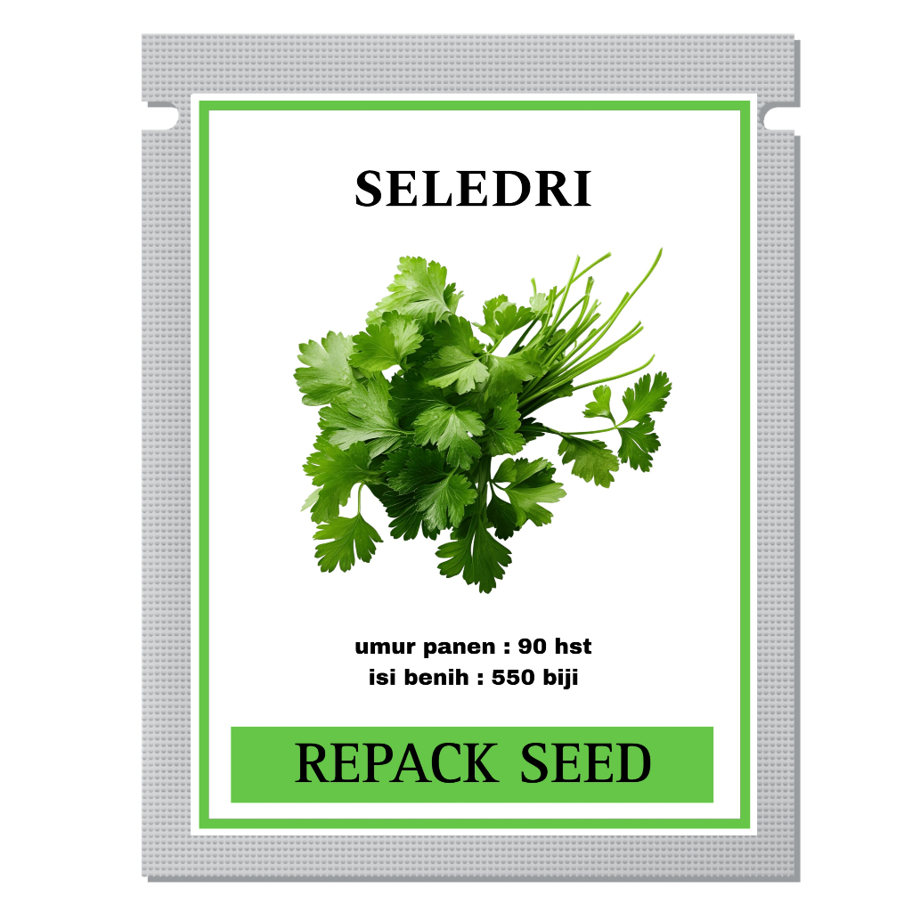 BIBIT BENIH SAYURAN SELEDRI BIJI TANAMAN SELEDRI 550 biji