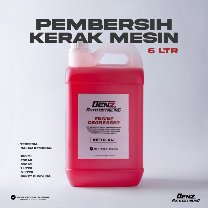 ENGINE DEGREASER 5 LITER DENZ AUTO DETAILING