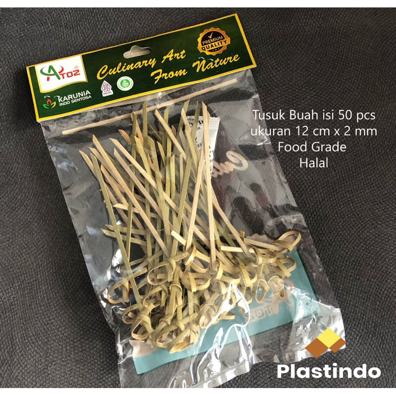 Tusuk Buah Bambu Konde | Tusuk Buah Jepang | Tusuk Sushi