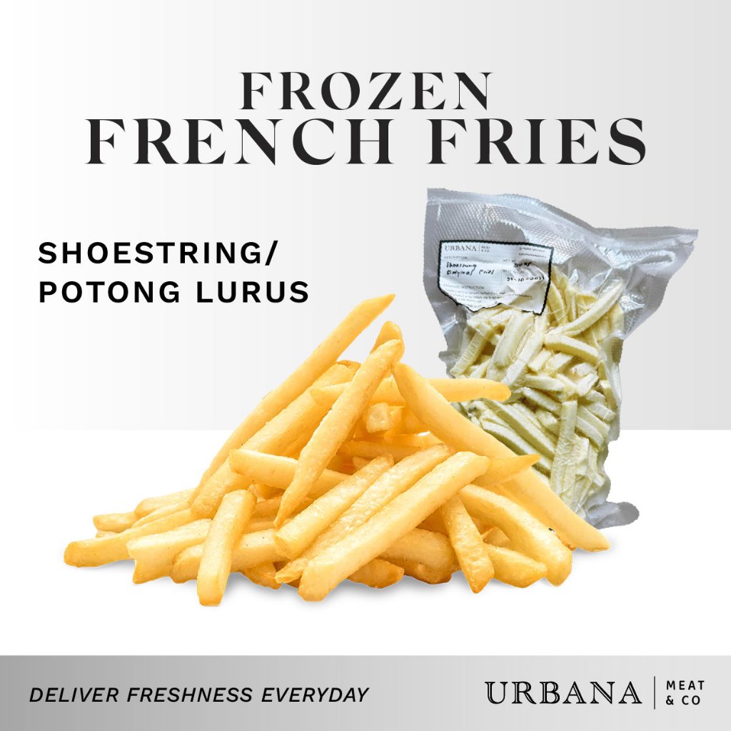 

French Fries Kentang Goreng Frozen Beku Shoestring Straight Cut