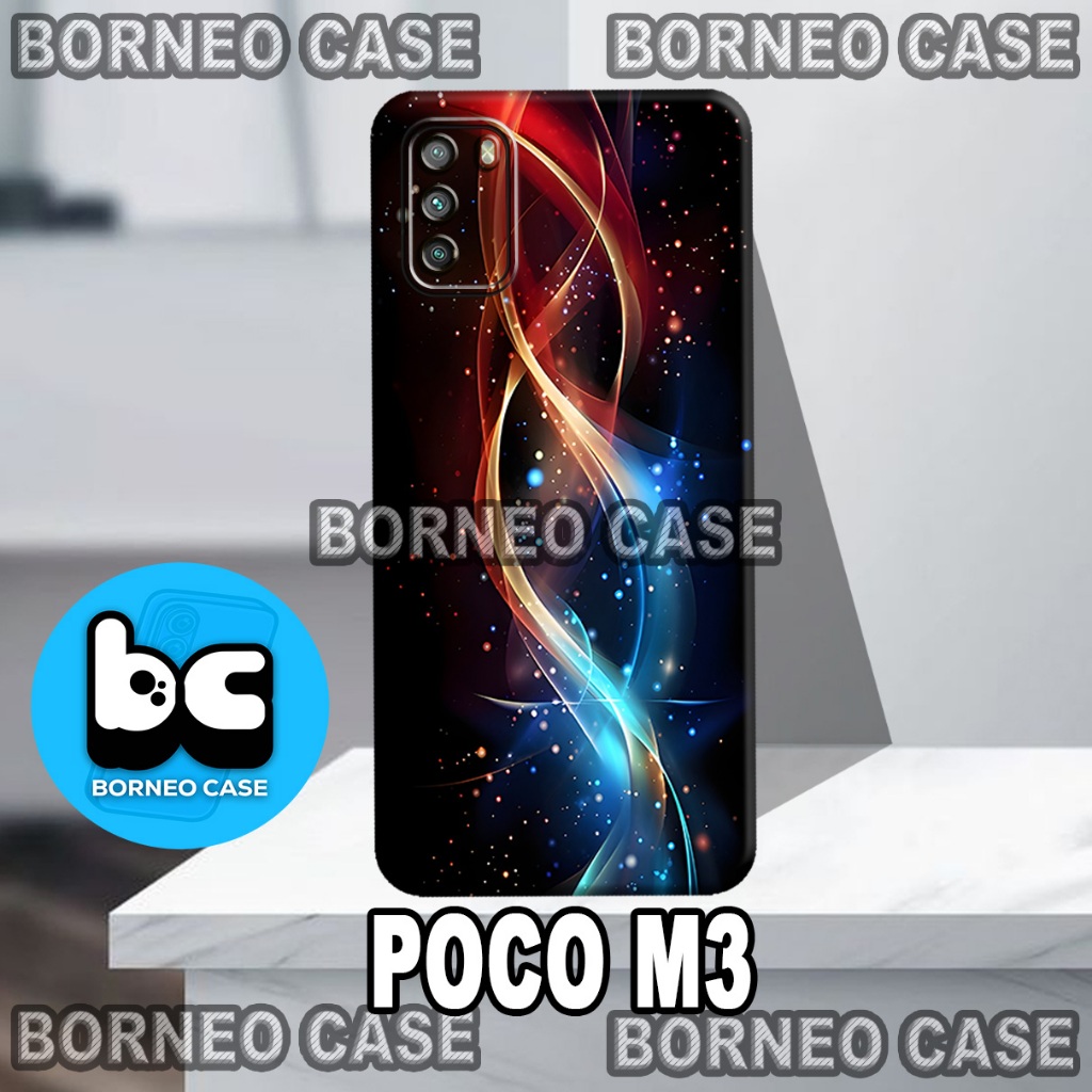 (BC13)  SOFTCASE Procamera Terbaru  Untuk HP XIAOMI  POCO M3 | MOTIF ABSTRAK | Case XIAOMI POCO M3 b