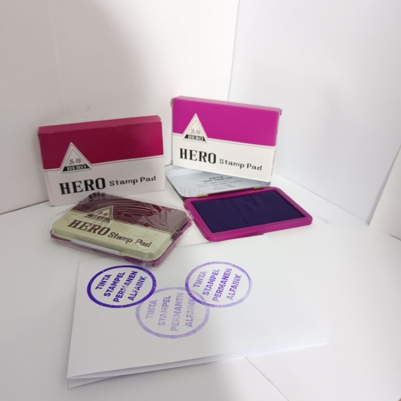 

STAMP PAD HERO E2460 STAMP PAD BANTALAN STEMPEL MURAH TAHAN LAMA | STAMP PAD MURAH | BAK STEMPEL