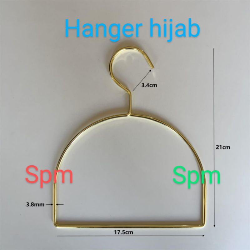 hanger hijab Import || hanger jilbab || hanger hijab gold || hanger vasmina || hanger vasmina gold