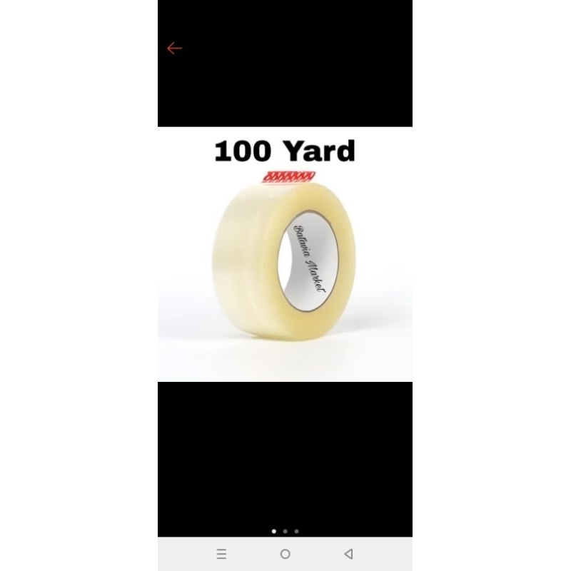 

0Lakban Bening 100 Yard Tebal Dimensi 100 × 45 MM / Isolasi Lakban Bening Tape