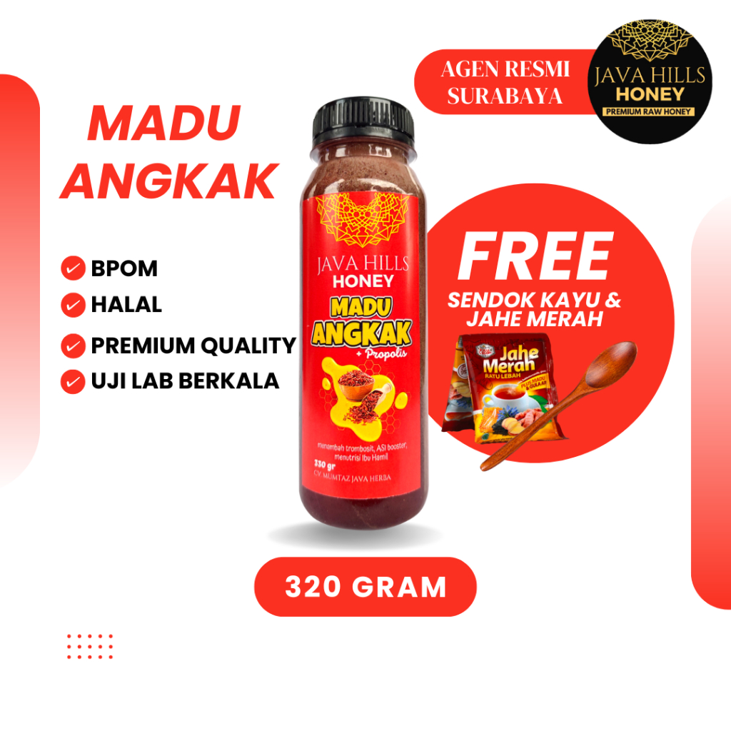 

Javahills Honey Madu Angkak Menaikkan naikin Trombosit Obat DBD Booster Tambah Darah 100% Original