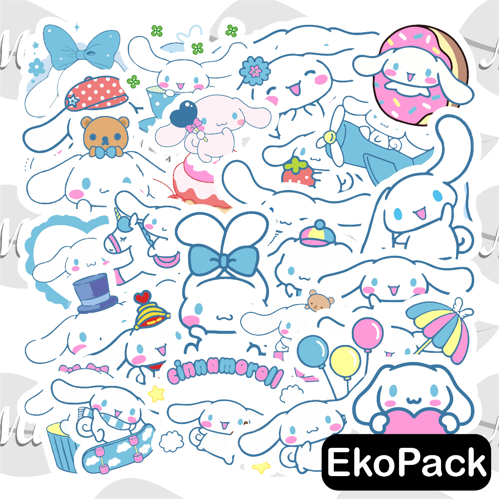 

(EkoPack) Stiker Cinamoroll | sticker buku journal aesthetic cute sanrio cinnamorol cinamorol hp