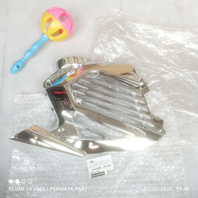 tutup cover radiator yamaha xeon 125 lama old xeon rc 125 xeon gt 125 aerox 125 lama old chrome croo