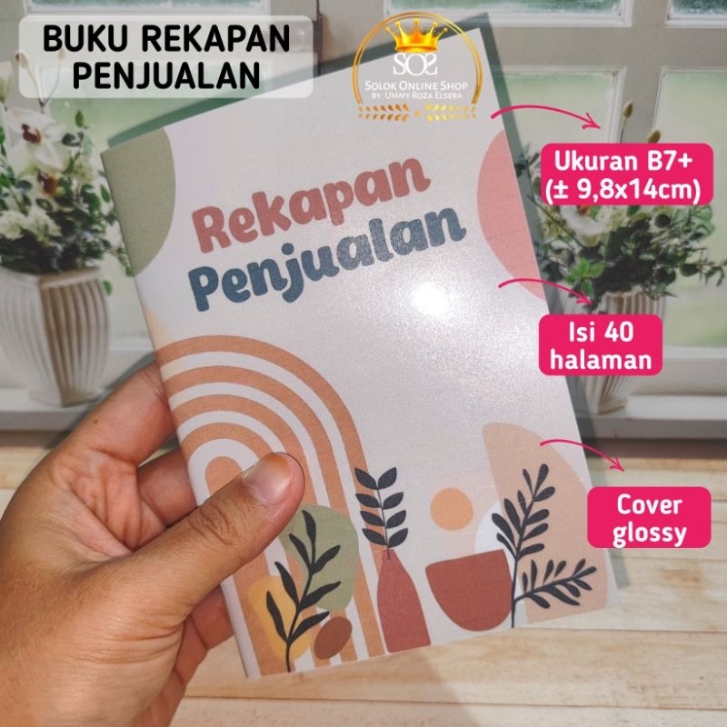 

Buku Rekapan Penjualan | Soft Cover Glossy Buku Catatan Olshop Buku Penjualan Toko Buku Rekap Laba