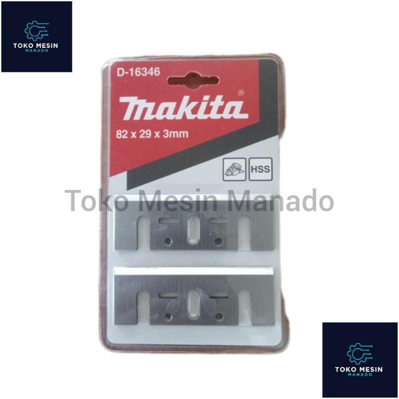 MAKITA D-16346 MATA KETAM SERUT KAYU MAKITA PLANER 82 x 29 x 3mm D-16346 MAKITA ORIGINAL MESIN PLANN