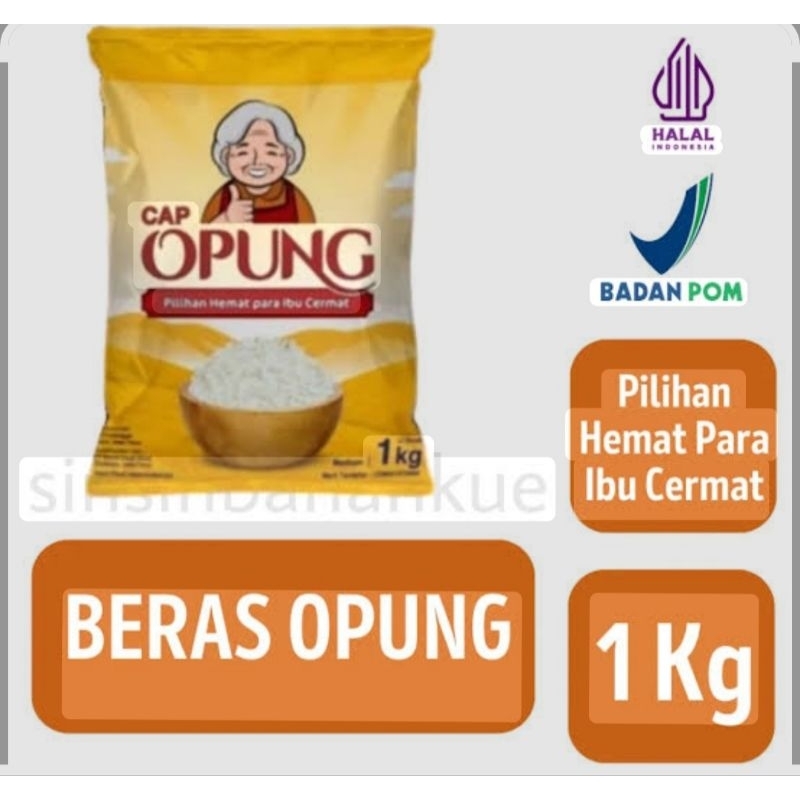 

Beras 1 kg Cap Opung pulen