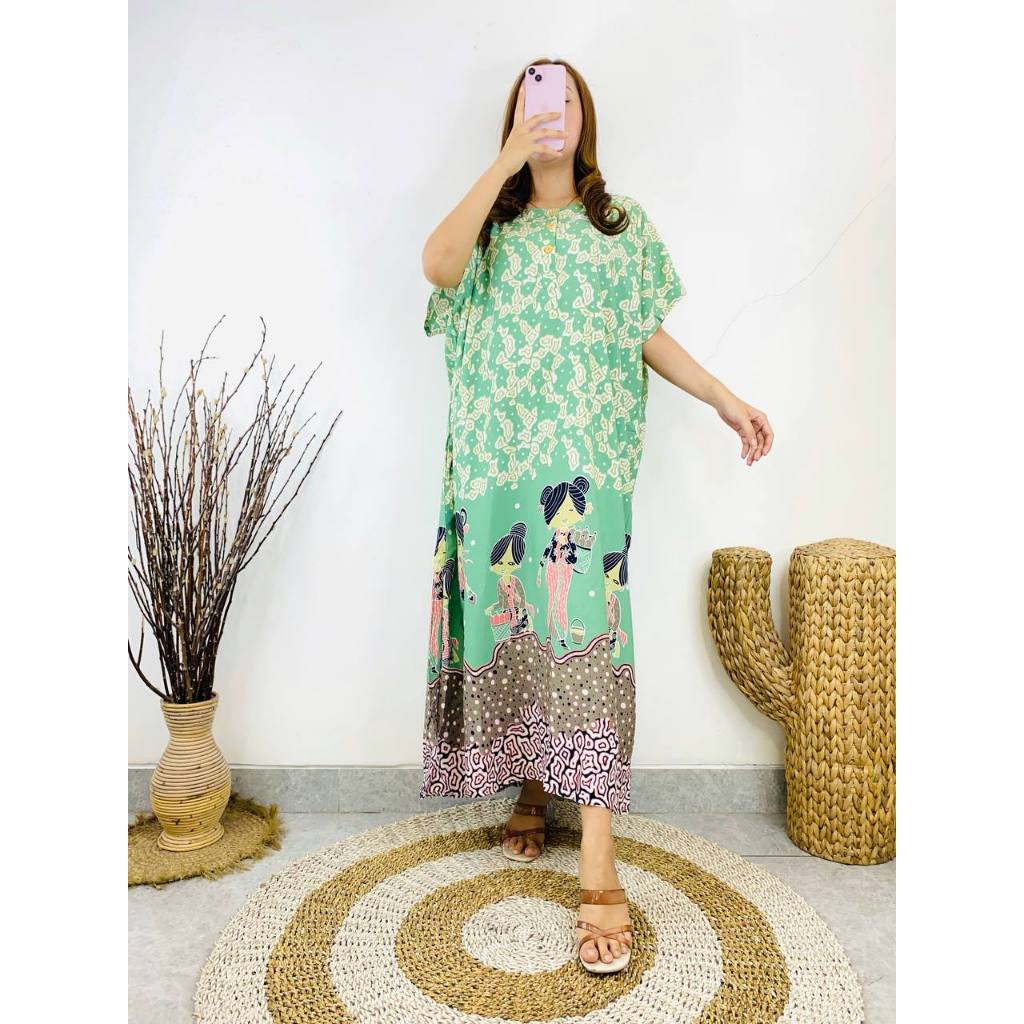 cun_ Batik Benang Raja Daster Kancing Arumi