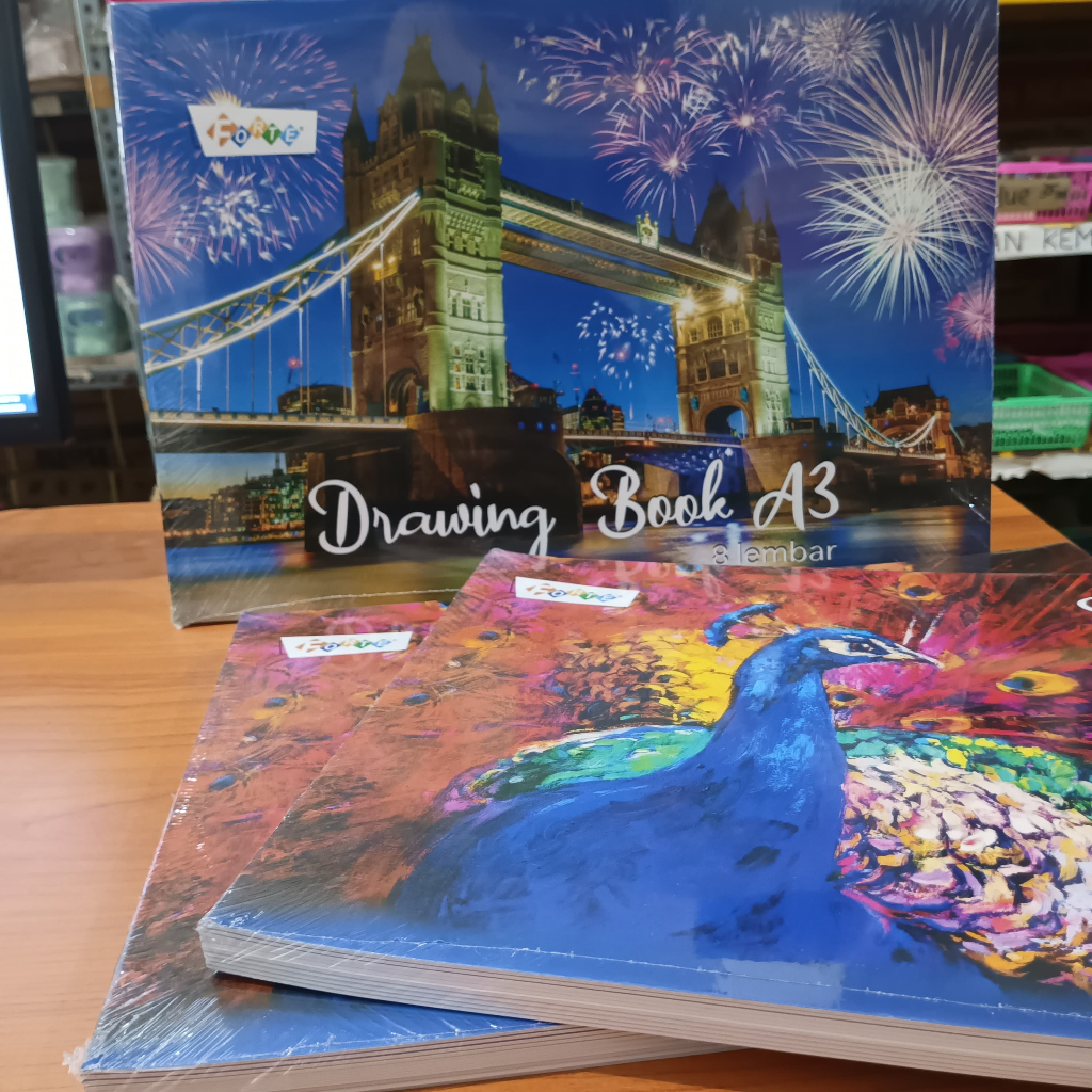 

[1PACK=10BUKU] BUKU GAMBAR BESAR UKURAN A3 FORTE/ TRULLY