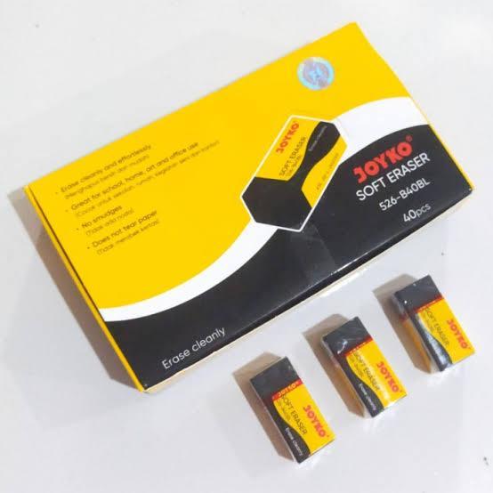 

1PACK - Penghapus Pensil Kecil Stip Pencil Eraser Putih dan Hitam 526 B40P/B40BL | AP