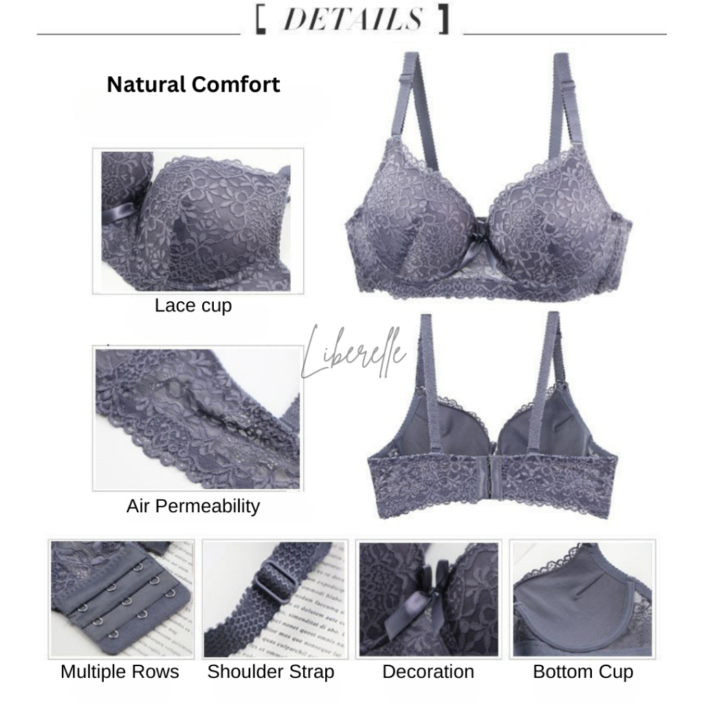 Sherina BRA / BH SET + CD Wanita Sexy Premium Quality cup 36B-42B kawat Push Up