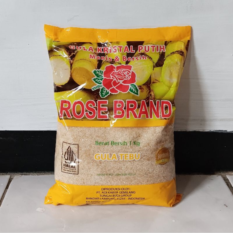 

Gula Kristal Putih Rose Brand Gula Tebu Kemasan Kuning 1kg