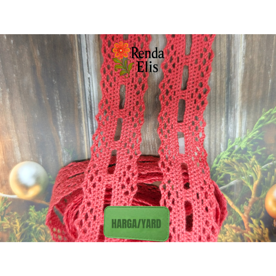 RENDA RAJUT MEWAH PREMIUM QUALIT renda rajut _ renda rajut tengah _ renda rajut kotak _ renda kotak 