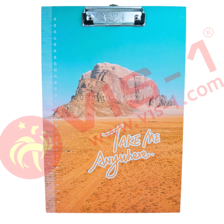 

Clipboard F4 Papan Jalan Aesthetic Papan Ujian PVC Folder File Alat Tulis Sekolah Multifungsi