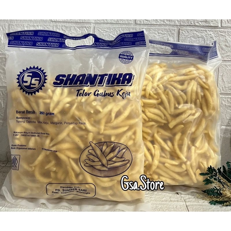 

CEMILAN SHANTIKA TELUR GABUS 350 GRAM - SNACK GURIH - GSA