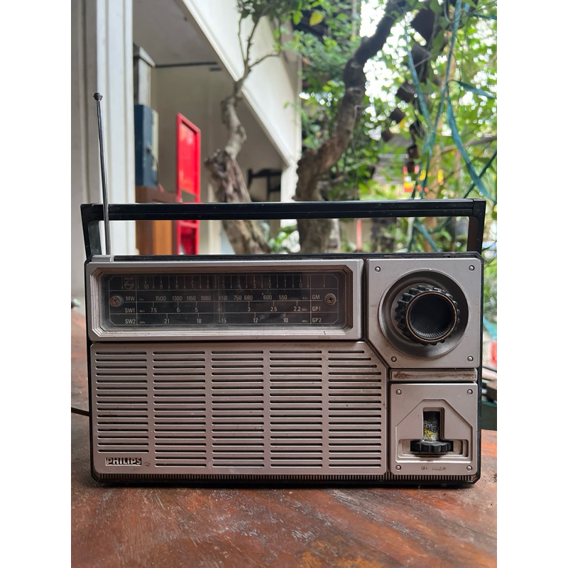 Radio Jadul 2 Band (MW/SW), Philips