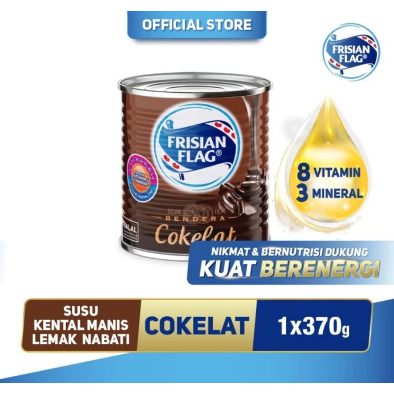 

Frisian Flag Kental Manis Cokelat - 370g " Exp.September 2025