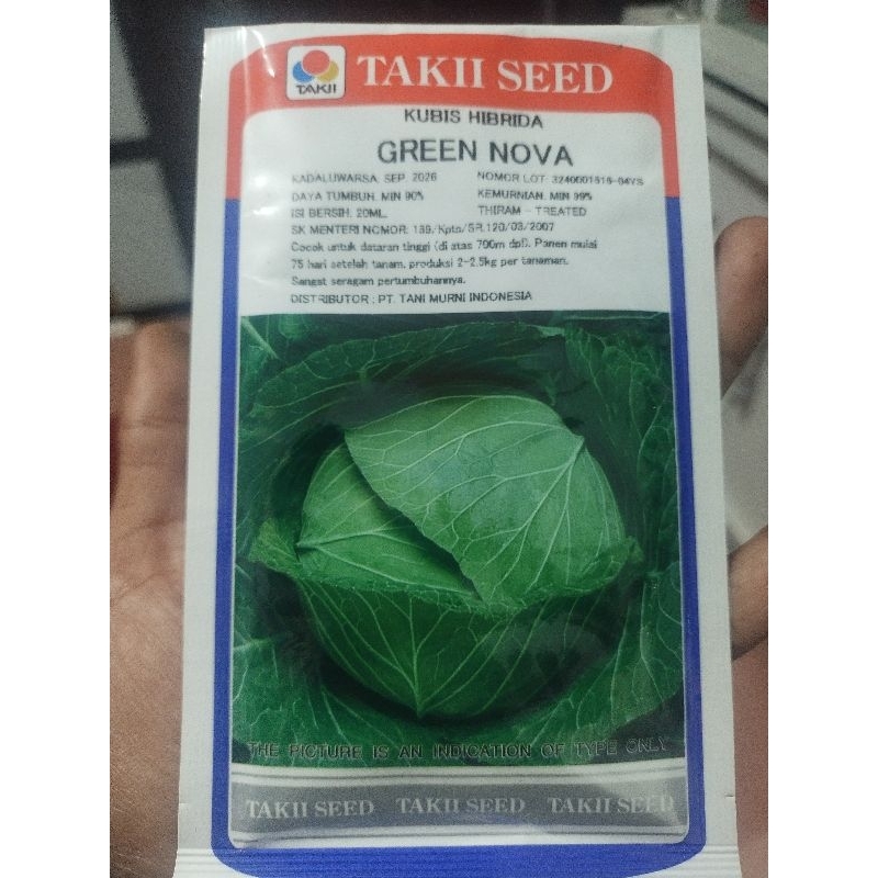 

benih biji kubis/Enkol isi 200 butir