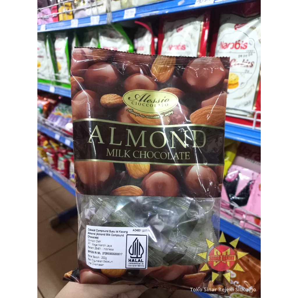 

Alessio Cioccolato Almond Milk Chocolate 200 gram