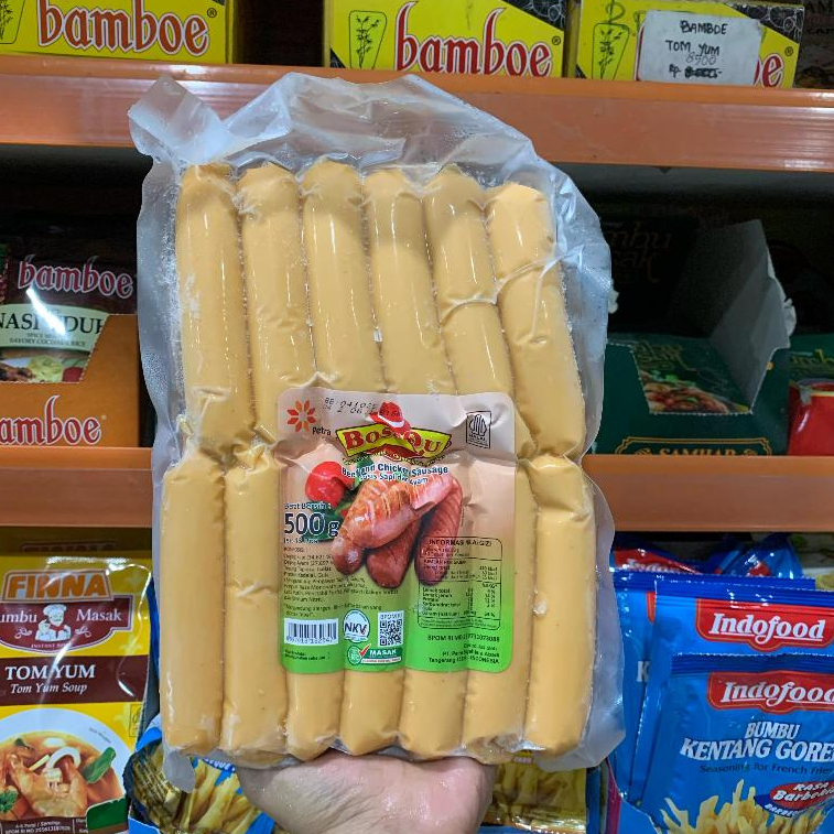 

BOSSQU Sosis Bakar Mini Kombinasi 500gr isi 13