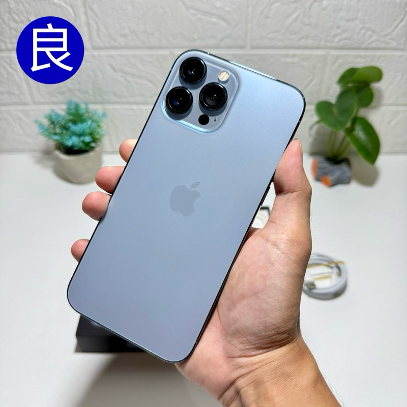 iPhone 13 Pro Max 256GB Sierra Blue Ex-Inter Fullset Ori Mulus Bekas Second Ex Eks Inter Pro ProMax 