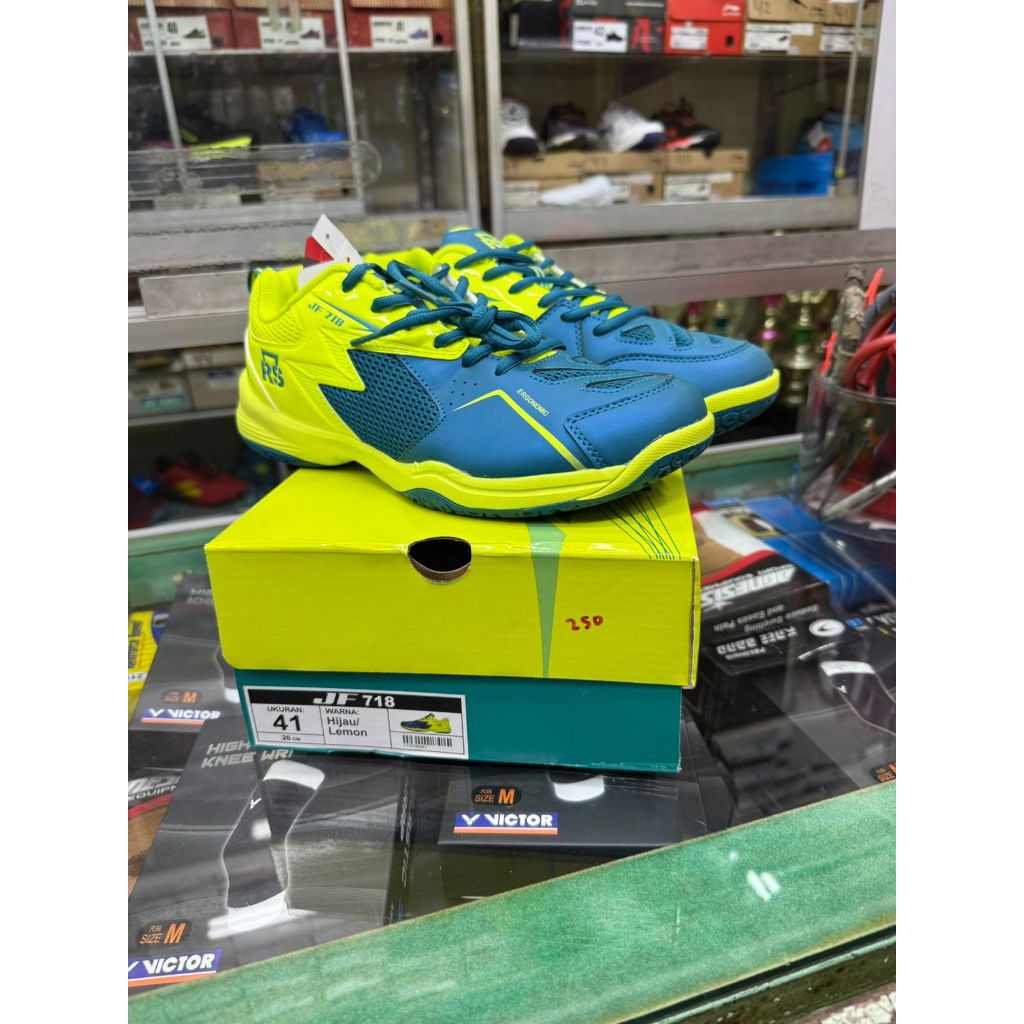 Sepatu Badminton Reinforce Speed / RS JF 718 ORIGINAL