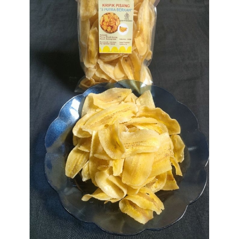 

Kripik pisang ,asin gurih,renyah Rasa Original