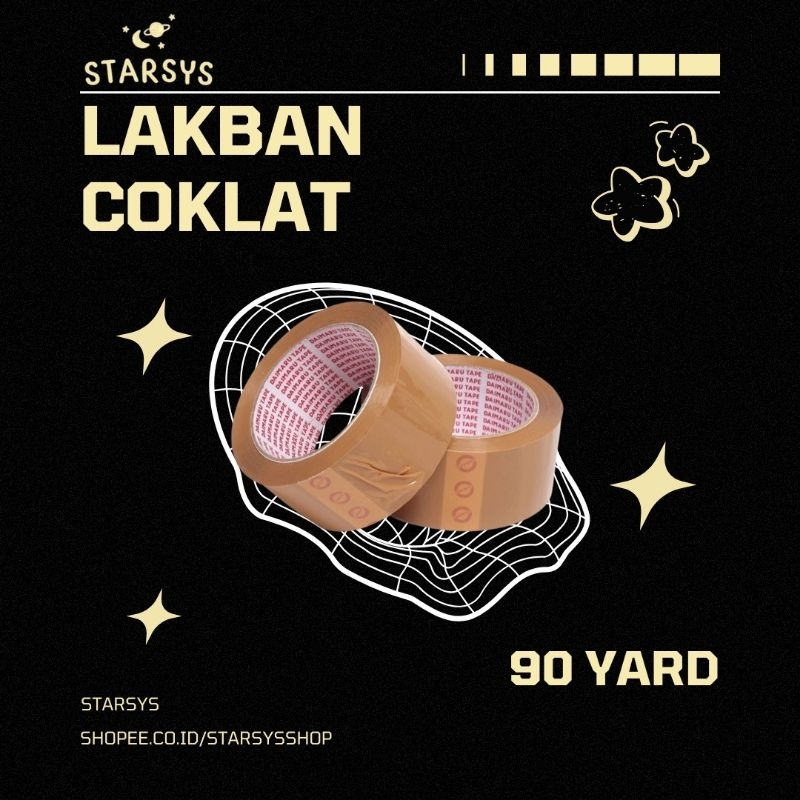 

[STARSYS] Lakban Coklat 90 Yard