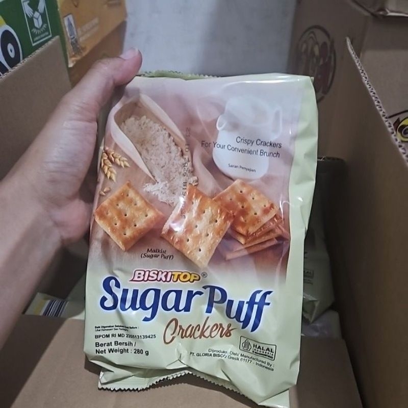 

BISKITOP SUGAR PUFF BISKUIT CRACKERS 280 GR