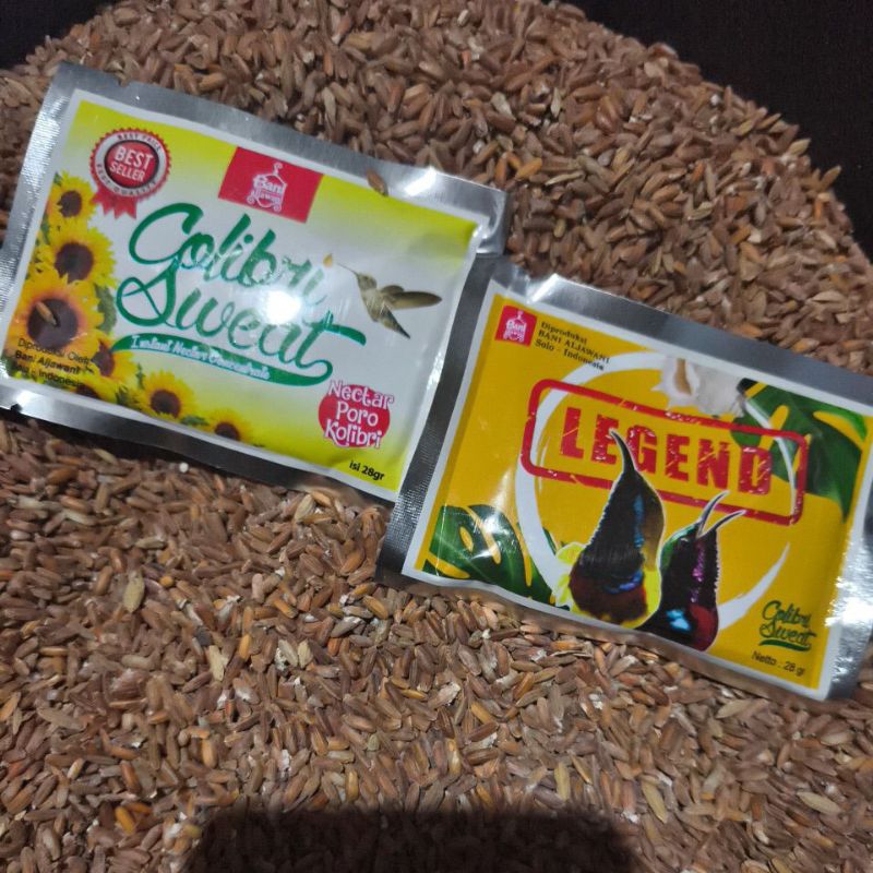 COLIBRI SWEAT LEGEND AND COLIBRI SWEAT BANI ALJAWANI PAKET PAKAN KOLIBRI