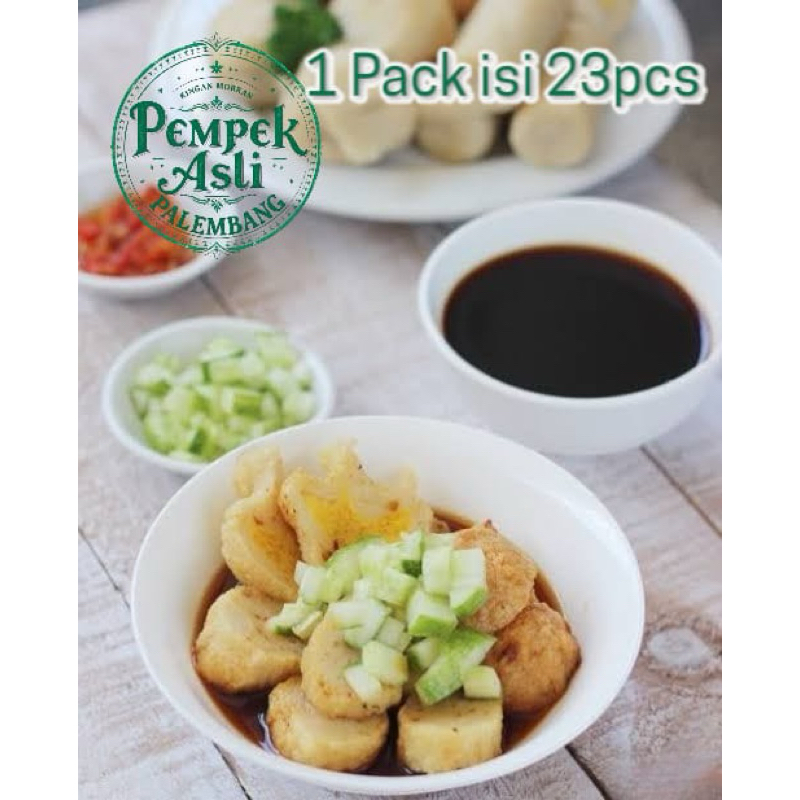 

Pempek Asli Palembang Mix 23pcs + Cuka / Empek empek asli palembang