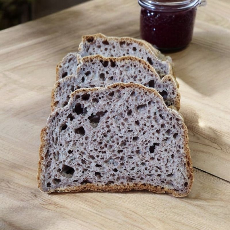 

Roti Beras Hitam Gluten Free Dairy Free Vegan Tinggi Serat