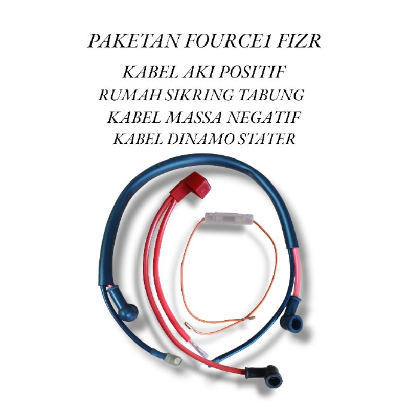 Kabel Aki Positif Negatif Set Kabel Dinamo Stater Fizr Fiz R Fource 1