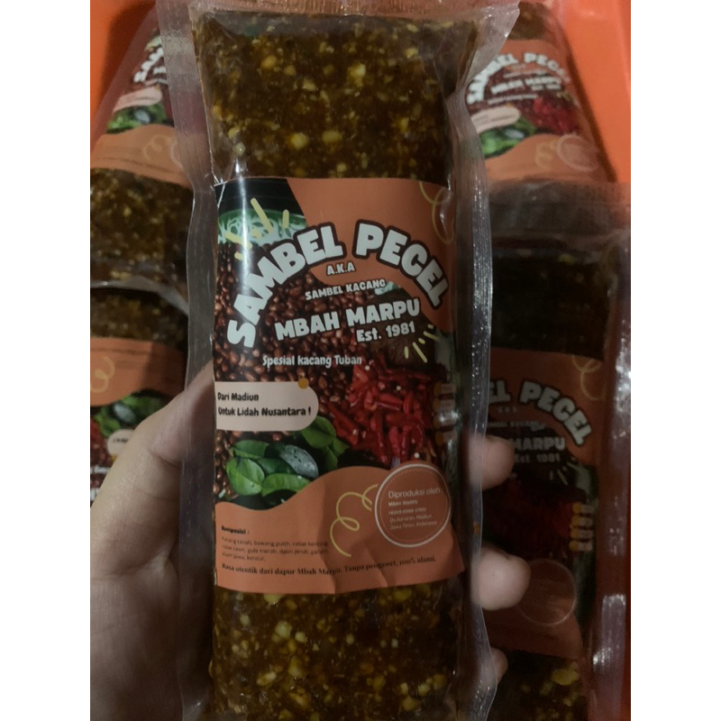 

Sambel Pecel Asli Madiun 250gr Est.1981