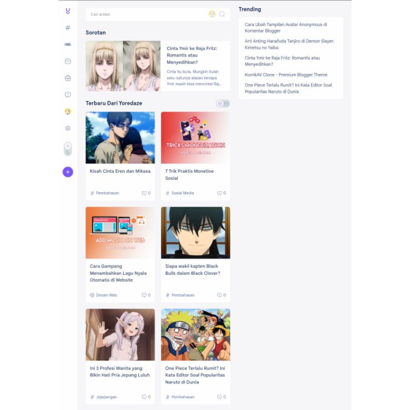 Theme Igniel Premium Blogger