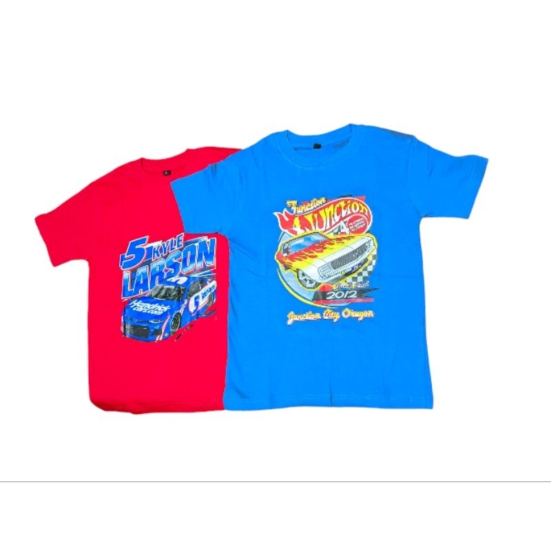 PIRAGESTY.id Baju Kaos Anak Laki Laki Perempuan mobil/Baju atasan Anak/Baju Anak Laki Laki