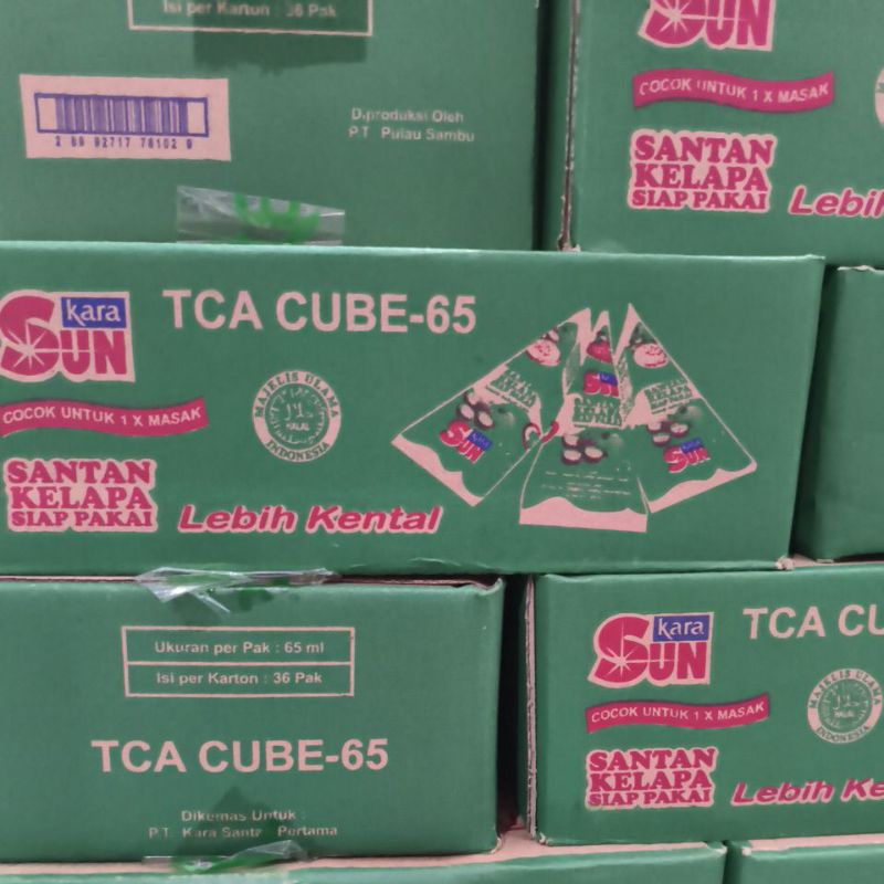 

Santan kara 65ml 1 dus isi 36 pcs