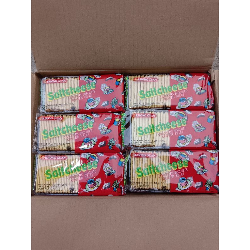

Biskuit Khong Guan Saltcheese Crackers 200 Gram