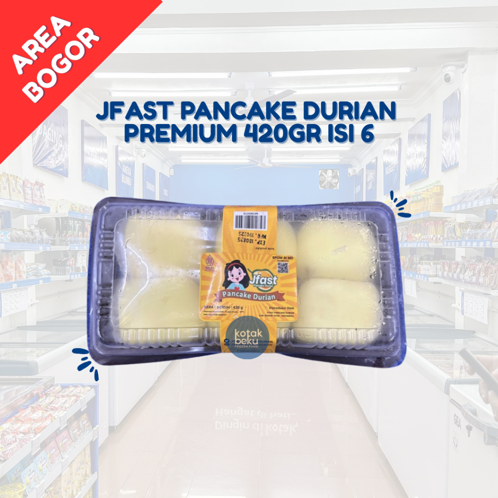 

JFAST PANCAKE DURIAN PREMIUM ISI 6 420GR
