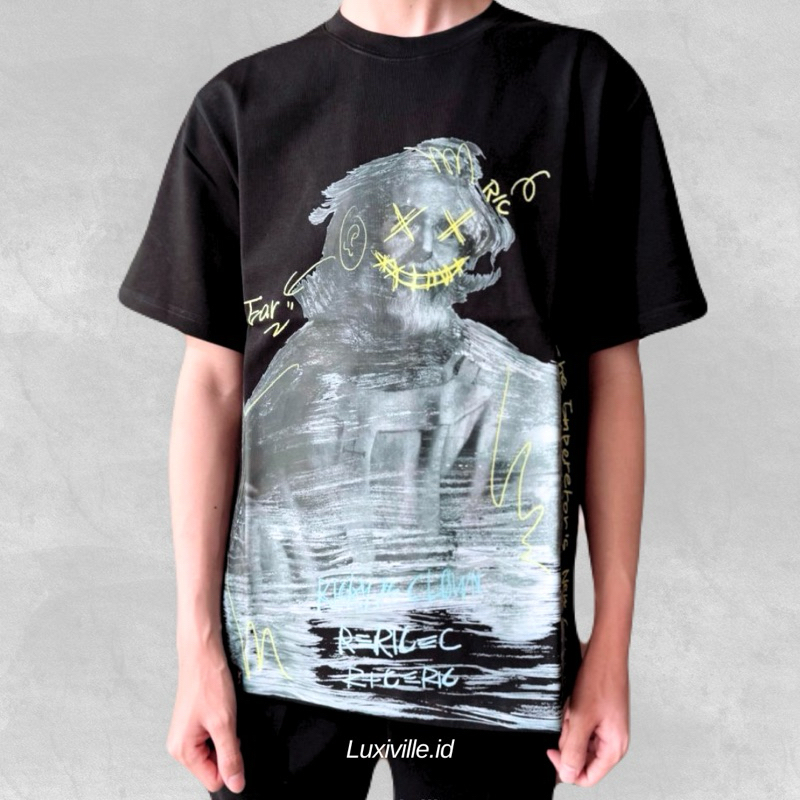 RIC Ricky Is Clown Emperor Black Tee Original / Baju Kaos RickyIsClown Authentic